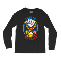 Cousin Of A Warrior Autism Awareness Matching Long Sleeve Shirts | Artistshot