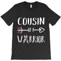 Cousin Of A Warrior Autism Awareness T-shirt | Artistshot