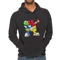 Dabbing Baseball Puzzle Piece Autism Awareness Vintage Hoodie | Artistshot