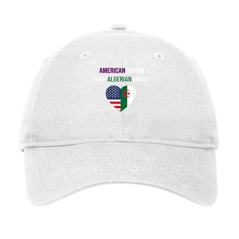 American Grown With Algerian Roots T Shirt Adjustable Cap | Artistshot