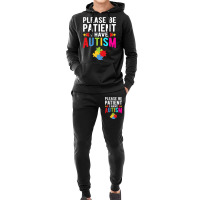 I Have Autism Please Be Patient Autism Awareness Day Hoodie & Jogger Set | Artistshot