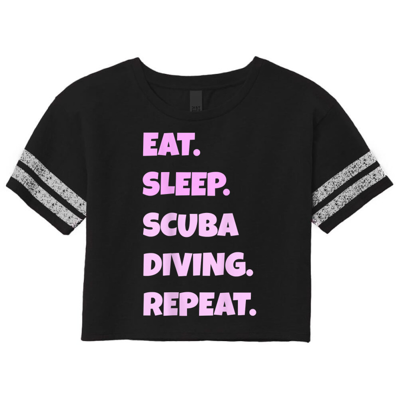 Scuba Diving Eat. Sleep. Sports. Repeat Design For Men W T Shirt Scorecard Crop Tee by muhrlycogant3h | Artistshot