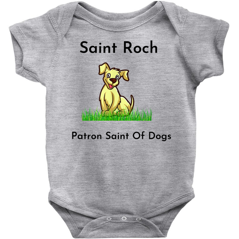 Saint Roch, Patron St. Of Dogs T Shirt Baby Bodysuit by maionexzweddel1i | Artistshot