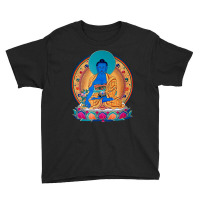 Buddhism Medicine Buddha Healing Mantra Tibetan Buddhist Yoga 455 Youth Tee | Artistshot