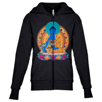 Buddhism Medicine Buddha Healing Mantra Tibetan Buddhist Yoga 455 Youth Zipper Hoodie | Artistshot