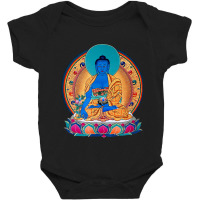 Buddhism Medicine Buddha Healing Mantra Tibetan Buddhist Yoga 455 Baby Bodysuit | Artistshot