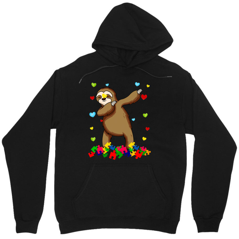 Sloth Dabbing Autism Awareness Autistic Unisex Hoodie by mrlee | Artistshot