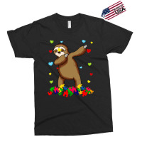 Sloth Dabbing Autism Awareness Autistic Exclusive T-shirt | Artistshot