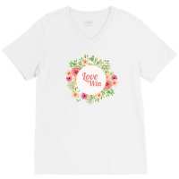 Love Win V-neck Tee | Artistshot