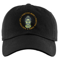 Buddhism Positive Life Positive Mind Buddha Meditation Kids Cap | Artistshot