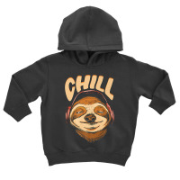 Sloth Chill Earphones Sloth Slow Animal Sloth Toddler Hoodie | Artistshot