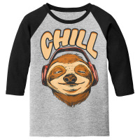 Sloth Chill Earphones Sloth Slow Animal Sloth Youth 3/4 Sleeve | Artistshot