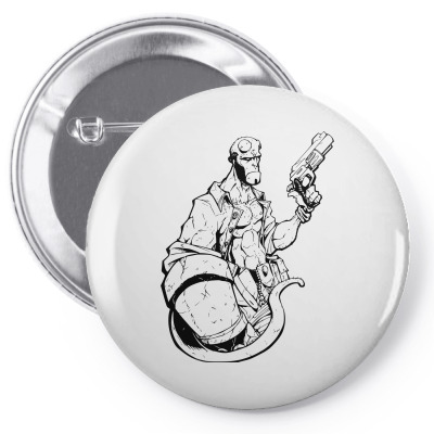 Hellboy Pin-back Button Designed By Sbm052017