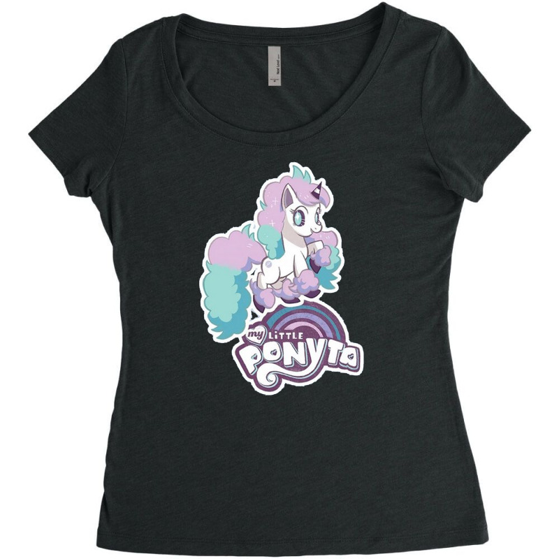 My Little Fairy Type Women's Triblend Scoop T-shirt by Chappell | Artistshot