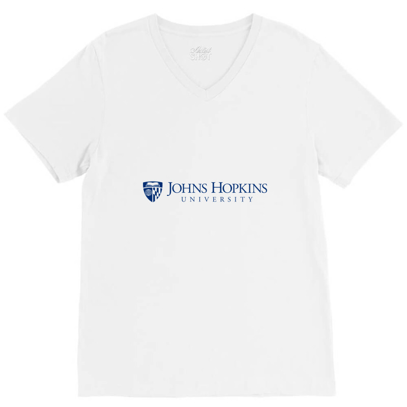 Johns Hopkins College V-neck Tee | Artistshot