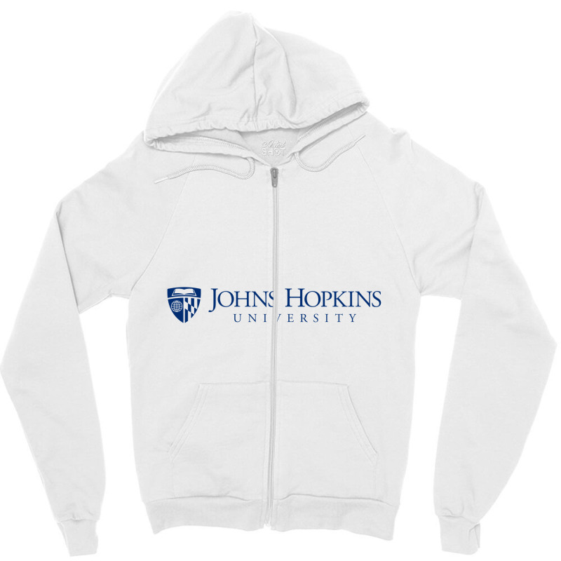 Johns Hopkins College Zipper Hoodie | Artistshot