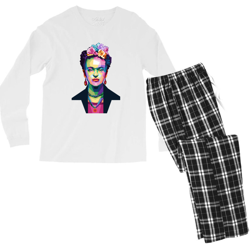 Frida Men's Long Sleeve Pajama Set | Artistshot