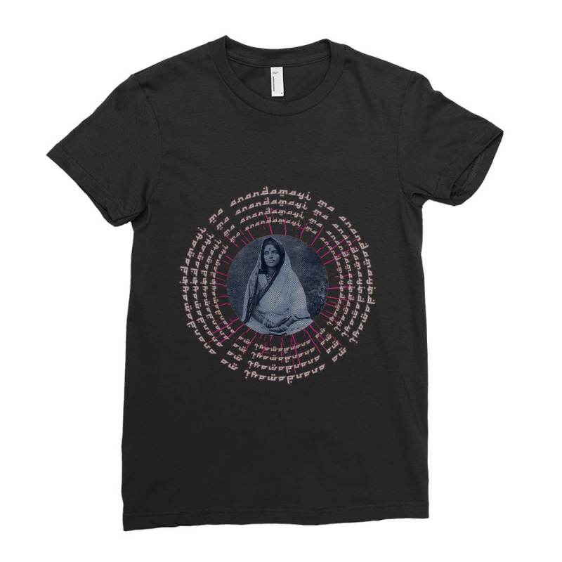 Anandamayi Ma Mantra   Divine Feminine Ladies Fitted T-Shirt by dinginsenter | Artistshot