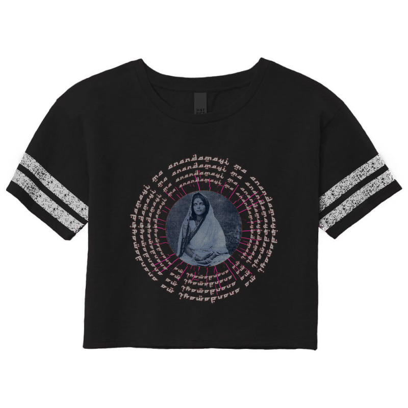 Anandamayi Ma Mantra   Divine Feminine Scorecard Crop Tee by dinginsenter | Artistshot