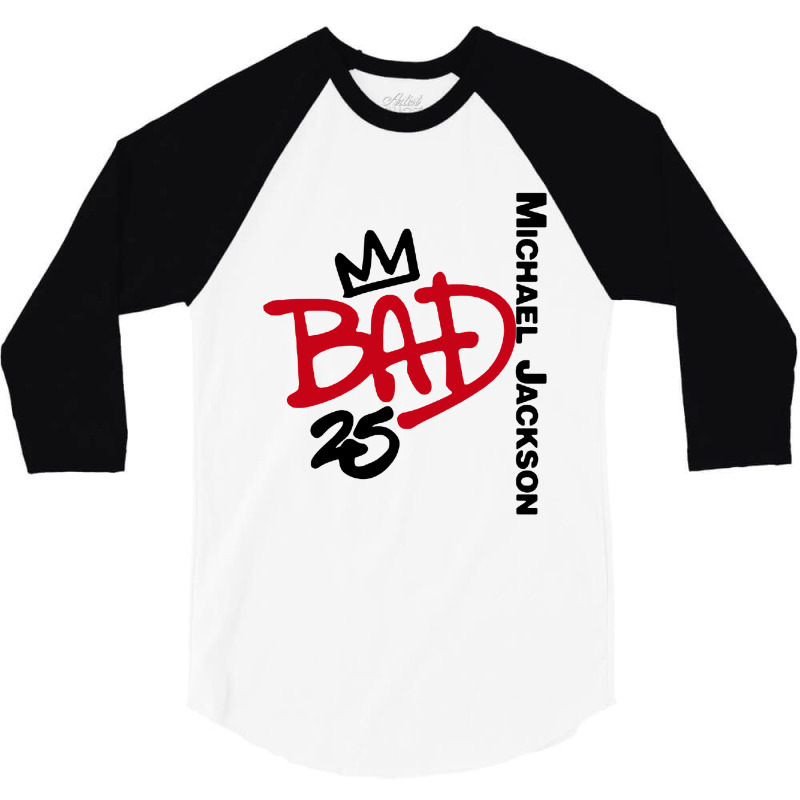 Bad 25 Jacko 3/4 Sleeve Shirt | Artistshot