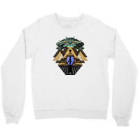 Alien Abduction Egyptian Pyramids Crewneck Sweatshirt | Artistshot