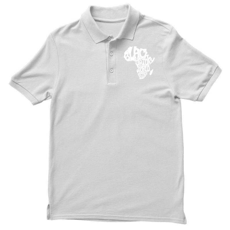 Black History Is World History In The Shape Of Africa Map Pullover Hoo Men's Polo Shirt | Artistshot