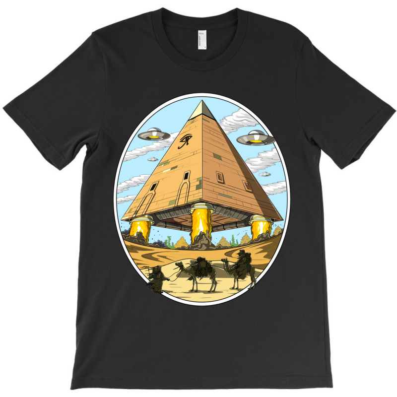 Hippie Alien Egyptian Pyramids 306 T-shirt | Artistshot