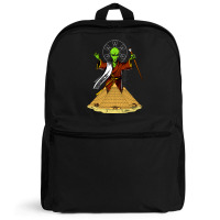 Hippie Alien Egyptian Pyramids 362 Backpack | Artistshot