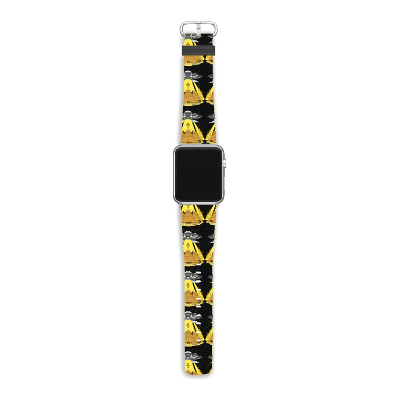 Hippie Alien Egyptian Pyramids Apple Watch Band | Artistshot