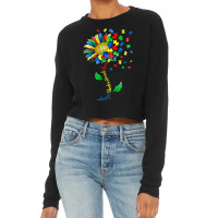 Autism Awareness Accept Understand Love Autism Cropped Sweater | Artistshot