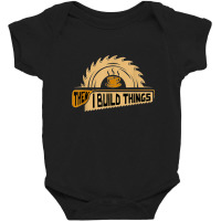 First I Drink Coffee Then I Build Things   Woodworking Baby Bodysuit | Artistshot