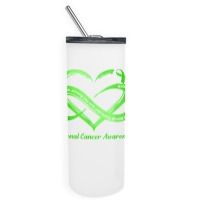 Strong Is The Only Choice Adrenal Cancer Warrior Awareness T Shirt Skinny Tumbler | Artistshot