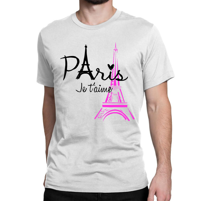 I Love Paris Eiffel Classic T-shirt by Begegeg | Artistshot