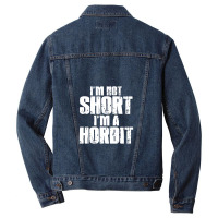 Im Not Short Im Not Horbit Men Denim Jacket | Artistshot