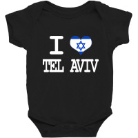 I Love Tel Aviv Baby Bodysuit | Artistshot