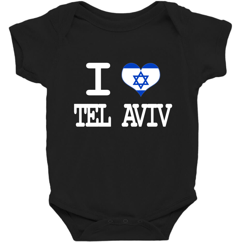 I Love Tel Aviv Baby Bodysuit | Artistshot