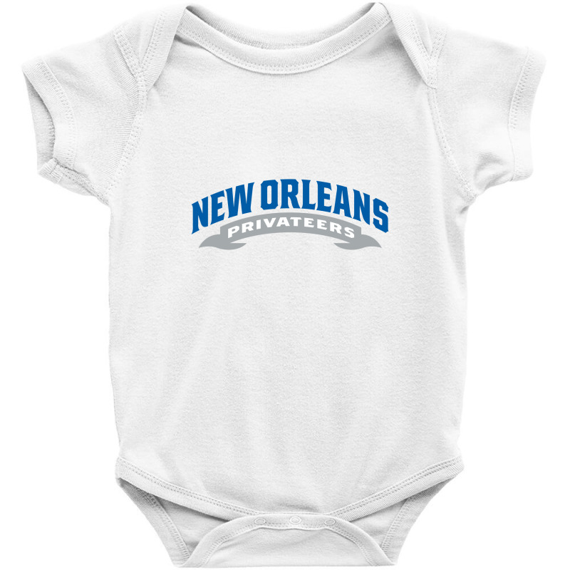 New Orleans Privateers Wordmark Baby Bodysuit by daniaelnoah | Artistshot