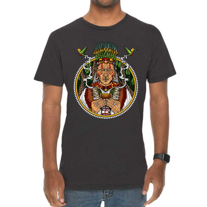 Hippie Ayahuasca Shaman Vintage T-Shirt by urethrapricey | Artistshot