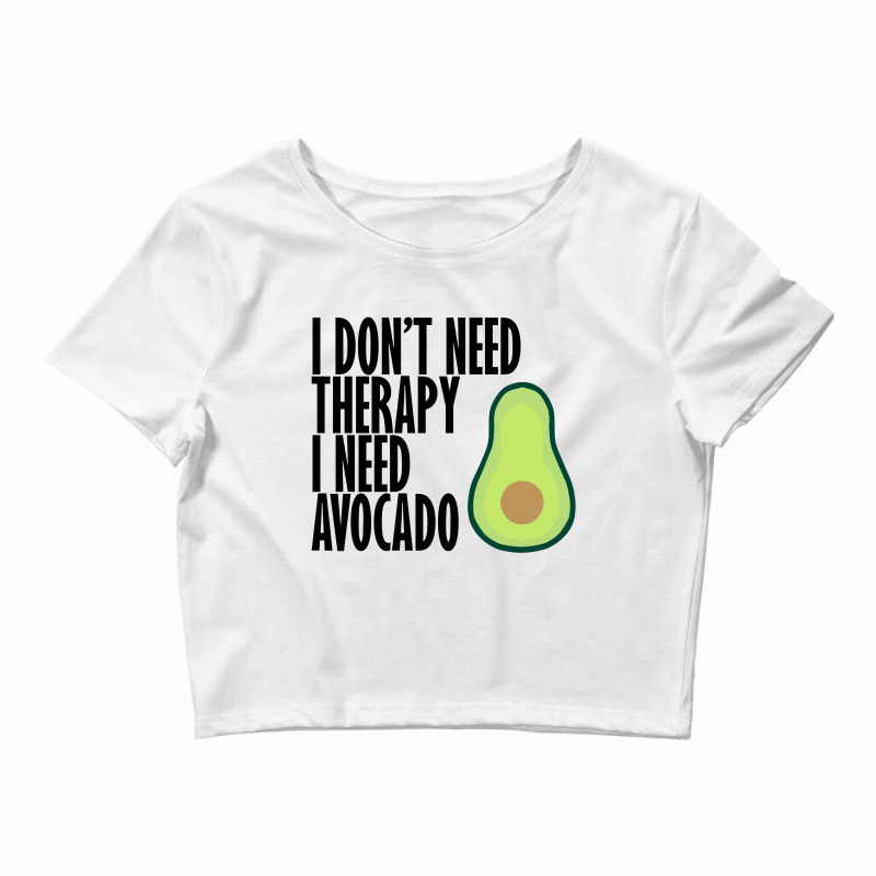 Custom Avocado Crop Top By Xxxxxx Artistshot