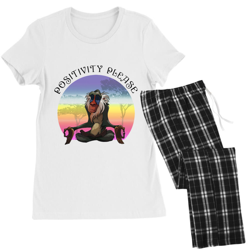 Positivity Please For Light Women's Pajamas Set by nbobatiga | Artistshot