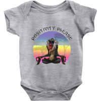 Positivity Please For Light Baby Bodysuit | Artistshot