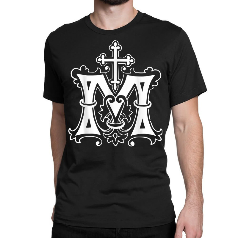 Our Blessed Mother Marian Apparitions Mary Catholic Vintage T Shirt Classic T-shirt by h.avenaver | Artistshot