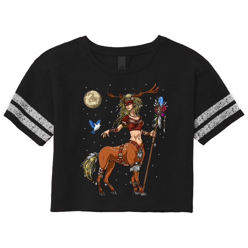 Hippie Centaur Forest Shaman Scorecard Crop Tee by urethrapricey | Artistshot