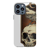 Edgar Allan Poe Nevermore Skull And Raven Memento Mori Iphone 13 Pro Max Case | Artistshot