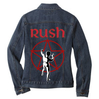 Starman Music Rush Ladies Denim Jacket | Artistshot