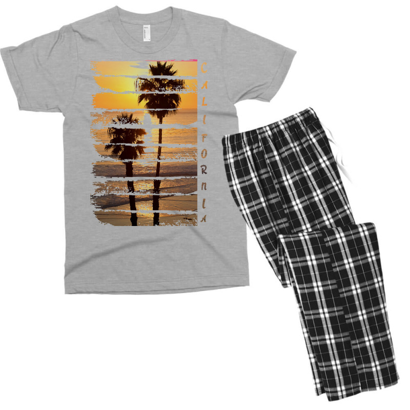 California Beach Paradise T  Shirtcalifornia Beach Vibes Summer Idea T Men's T-shirt Pajama Set by theaney | Artistshot