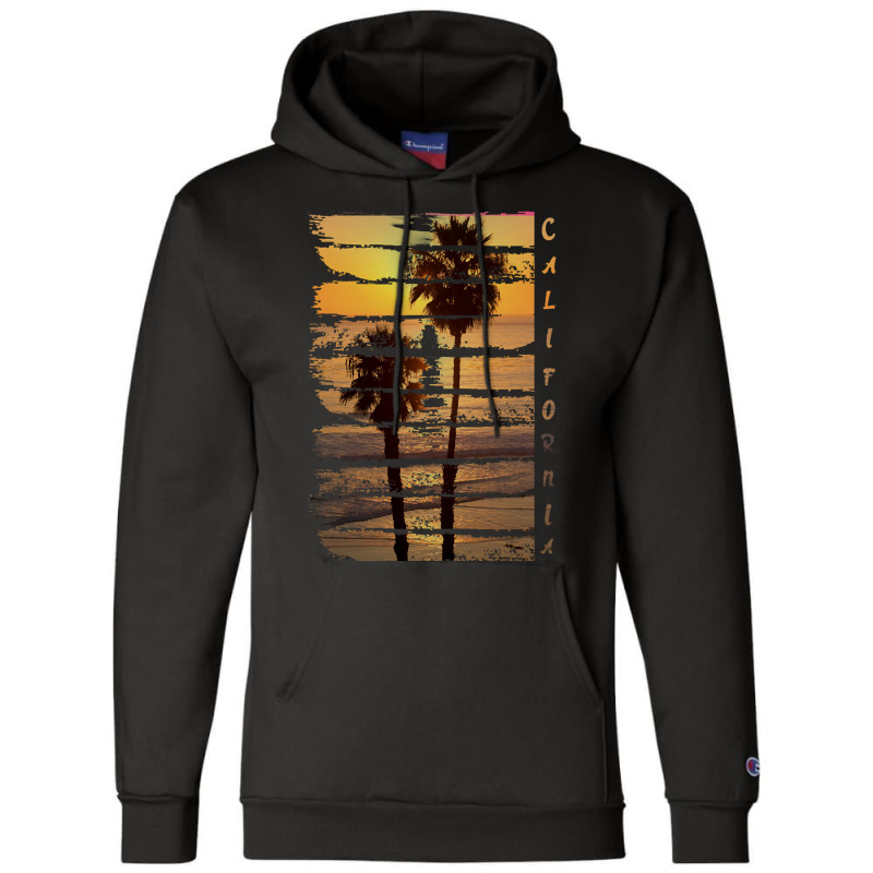 California Beach Paradise T  Shirtcalifornia Beach Vibes Summer Idea T Champion Hoodie by theaney | Artistshot