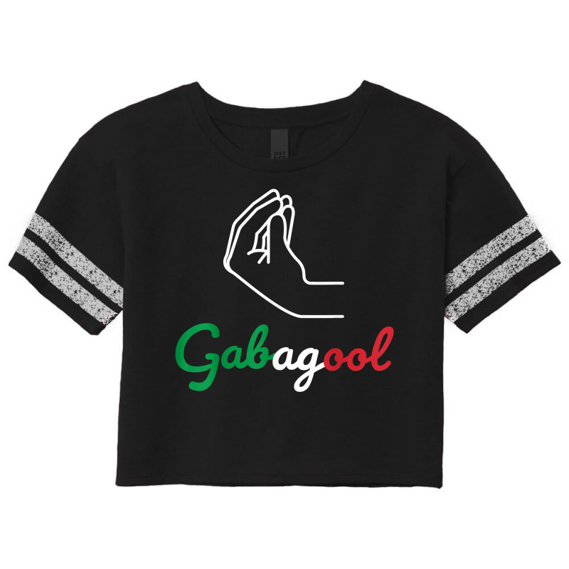 Gabagool. Italian American Funny Italian Hand T Shirt Scorecard Crop Tee by kewisharemeliadq | Artistshot