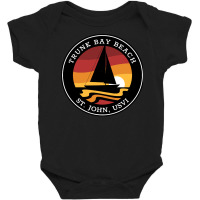 Trunk Bay T  Shirt Trunk Bay Beach Sailing T  Shirt Baby Bodysuit | Artistshot