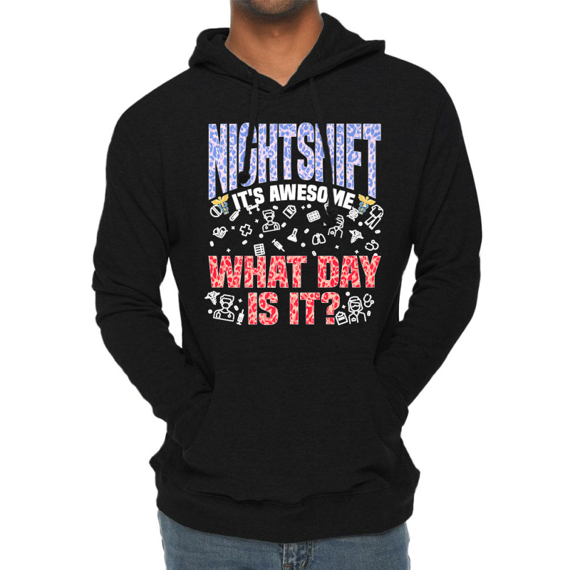 Night Shift Registered Nurse Rn Nursing Medical Professional Premium T Lightweight Hoodie | Artistshot